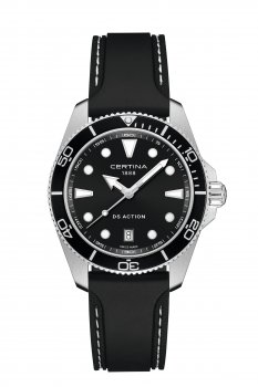 Certina DS Action 40mm quartz gummiband