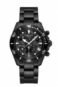Certina DS Action Chronograph svart PVD