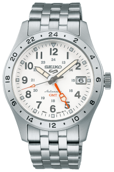 Seiko 5 sprt GMT vit