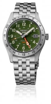 Seiko 5 Field Style GMT grön