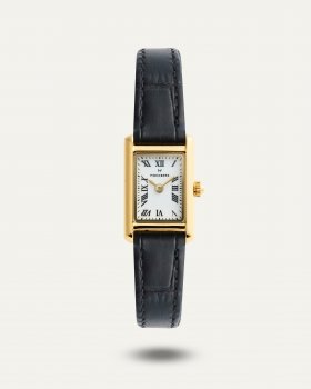 Mockberg Timeless Leather Petite Gold Watch
