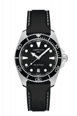 Certina DS Action 40mm quartz gummiband