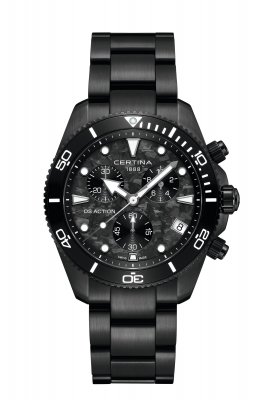 Certina DS Action Chronograph svart PVD
