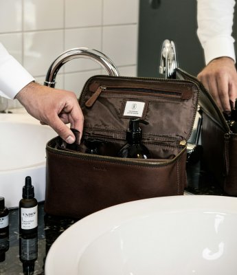 Saddler necessär Barolo mörkbrun