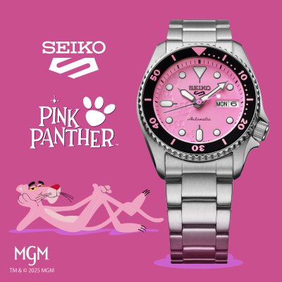 Seiko 5 Sport Pink Panter limited edition