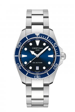 Certina DS Action 40mm quartz blå