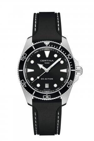 Certina DS Action 40mm quartz gummiband