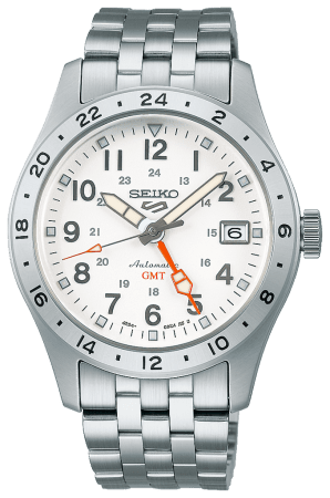 Seiko 5 sprt GMT vit