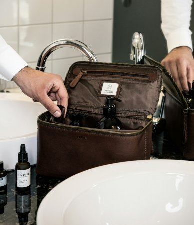 Saddler necessär Barolo mörkbrun