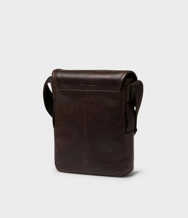 Saddler Kean messengerbag mörkbrun