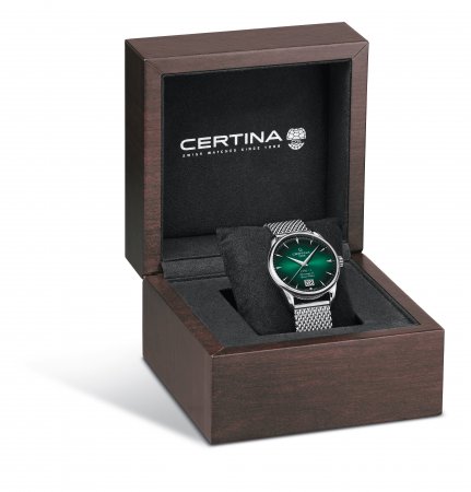 certina ds big date green