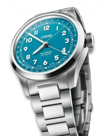 Oris Big Crown Pointer Date 40mm blå