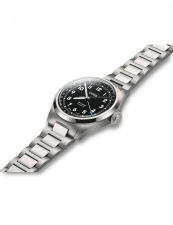 Oris big crown pointer date svart